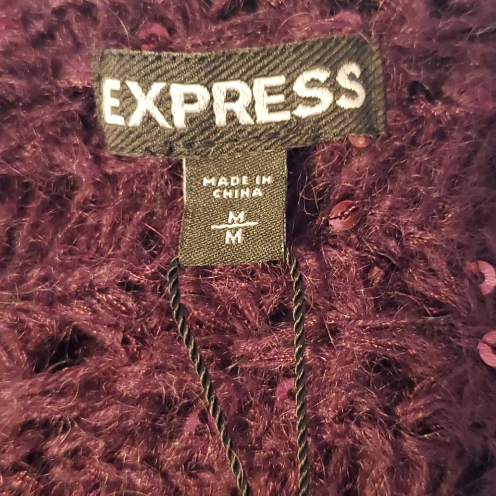 Express Open Front Wool Sweater - Picture 5 of 6